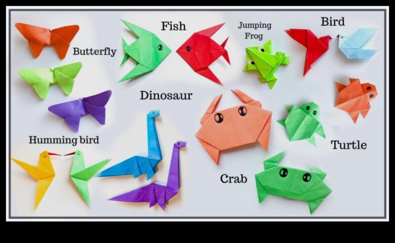 Papercraft Critters Animale origami distractive și ușoare