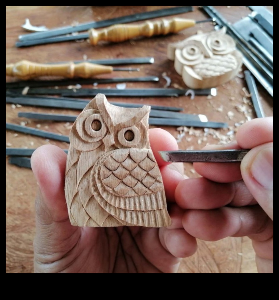 Minuni Whittling: Crearea sculpturilor artistice din lemn